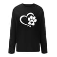 thumbnail image 4 of WREESH Womens Fashion Sweatshirt Casual Crewneck Sweatshirt Print Pullover Loose Fit Long Sleeve Tops Large Tie Dyed Casual Hoodie Black, 4 of 4