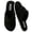 Black, variant on BERANMEY Flip Flop Slippers for Women Men Cozy Throng Open Toe Womens Slippers Slide Warm Fuzzy House Slippers Slip-on Non slip Sole Comfortable Lightweight for Indoor Outdoor Daliy Wear