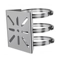 thumbnail image 4 of Soporte de poste vertical para cámara de seguridad con 3 presillas. Soporte de pared universal y confiable para luces de pared con panel solar., 4 of 8