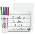 thumbnail image 1 of Whiteboard Ultimate Stationery de borrado en seco, tamaño pequeño, paquete de 4 unidades con rotuladores, 1 of 6