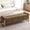 Velvet Brown, variant on 67" End of Bed Bench King Size, Velvet Storage Bench for Bedroom Foot of Bed, Upholstered Double Lids Storage Ottoman Bench with Golden Legs for Window Living Room Entryway, Light Grey