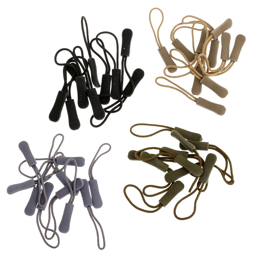 40Pcs Replacement Zipper Pulls Extension Pulls Cord Zipper Tag for