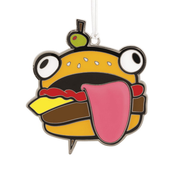 Hallmark Fortnite Durrr Burger Christmas Metal Ornament New with Card