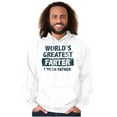 thumbnail image 3 of World's Greatest Farter Funny Fathers Men's Big & Tall Graphic Hoodie Brisco Brands 2X, 3 of 5