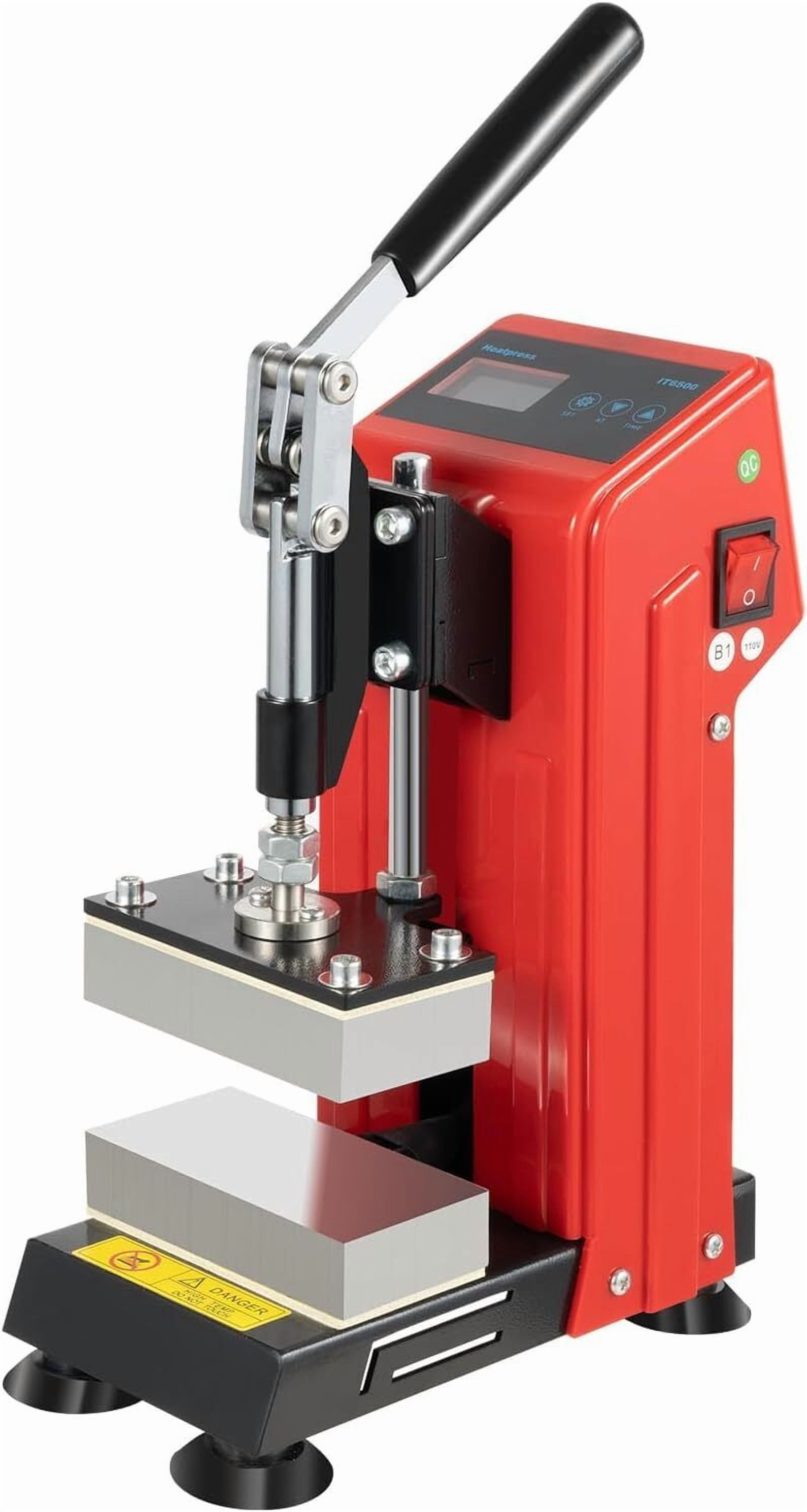 Heat Press Machine 900W Mini Manual Heat Presser Heavy Duty Hot Press Stamping