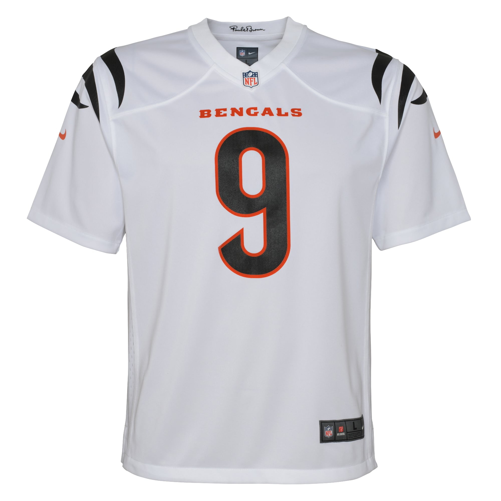 Youth Nike Joe Burrow White Cincinnati Bengals Game Jersey