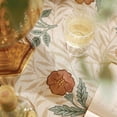 thumbnail image 5 of French Linen Pattern Tablecloth Soft Durable Floral Table Cloth Designer Kitchen Dining Tablecloth for Rectangular Tables for Parties Christmas 52"x 52", 5 of 6