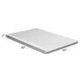 thumbnail image 4 of Amo 2 Inch Queen Size Bunkie Board Mattress Foundation with Slats Foam, 4 of 7