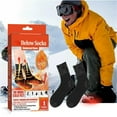 thumbnail image 2 of B Electric Heated Socks 2 Pack Adjustable Temperature Thermal Socks For Winter Outdoor Skiing Hunting Camping Warm Feet, 2 of 2