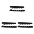 thumbnail image 4 of Estante para taco de billar Eigraketly soporte de pared decorativo madera 6 huecos color Negro, 4 of 6