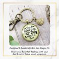 thumbnail image 4 of Dad Gutsy Goodness Bronze Metal Keychain Sentimental You Will Always Be The First Man I Loved Father Adult Male Gift, 4 of 8