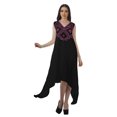 thumbnail image 1 of Moomaya Robe de Plage pour Femmes Sans Manches en Rayonne Unie à Ourlet Asymétrique pour Fête, 1 of 5