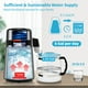thumbnail image 3 of Destilador de agua VEVOR de 1,1 galones, 0,3 galones por hora, 750 W, máquina para hacer agua destilada, temporizador de 0 a 99 horas, pantalla de temperatura dual, destilador de encimera de, 3 of 9
