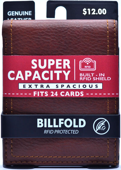 RFID Extra-Capacity Trifold Wallet - Goodfellow & Co™ Black One Size