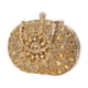thumbnail image 2 of Bolso de mano de noche para mujer, cartera elegante con bolsillo y cuentas de diamantes de imitación. oro, 2 of 9