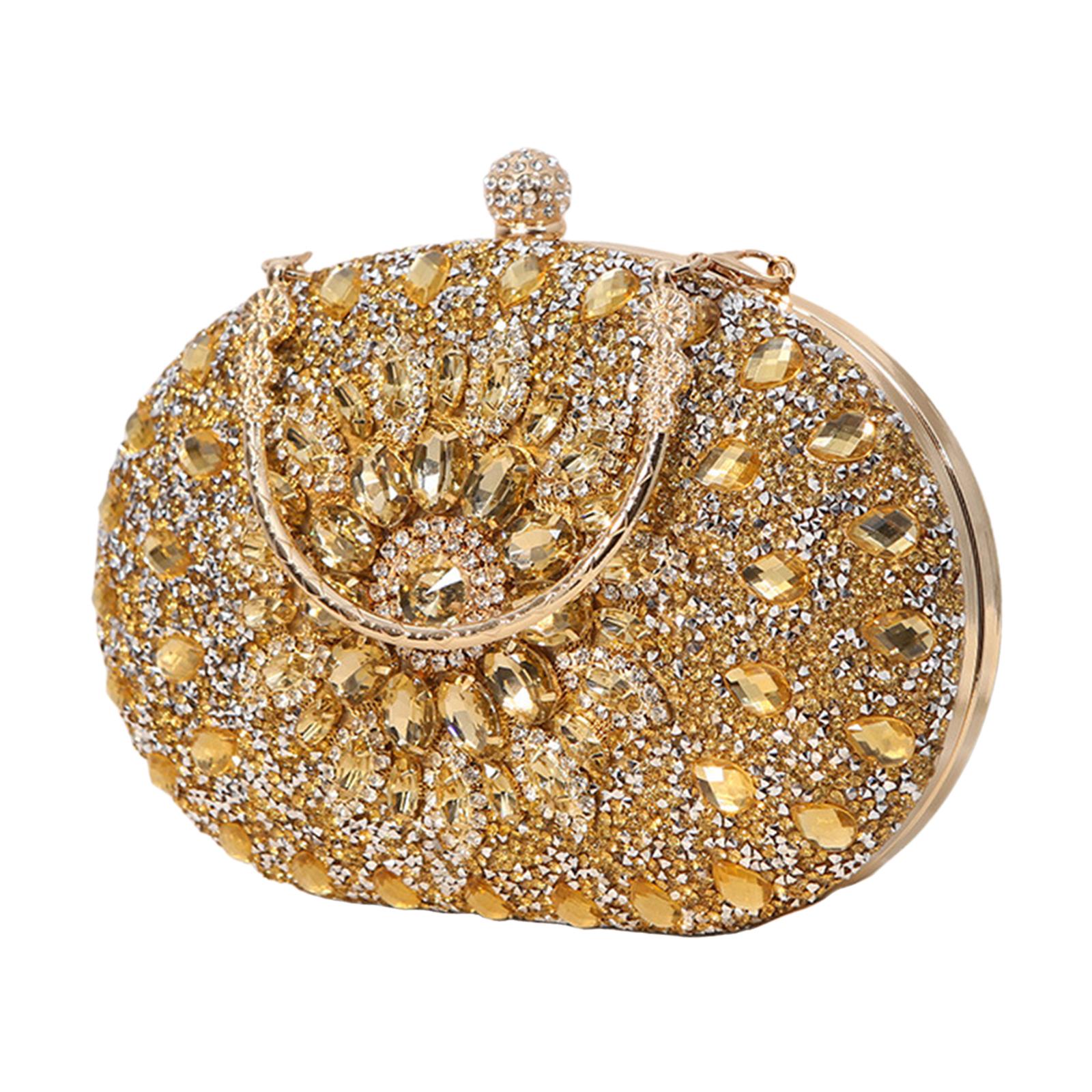 Pochette De Soirée Strass Femme - Mini Sac à Main Cristal Pour Mariage Et Événements Formels - Marque FGG