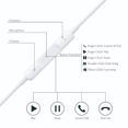 thumbnail image 2 of Apple original wired earphones showcase excellent sound quality and native support charm, as well as adaptability advantages, 2 of 5