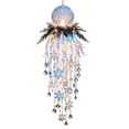 thumbnail image 3 of Clearance! Crystal Cascade Christmas Light, LED Hanging Christmas Decorations Indoor Outdoor, Cascading Icicle Style Light Ornament, Wall Window Entryway Holiday Pendant for Xmas Decor (Snowball), 3 of 7