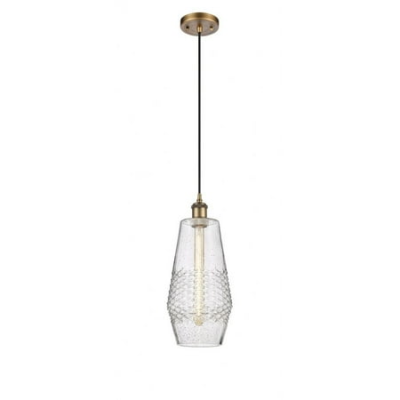 

Innovations Lighting 516-1P-17-7 Windham Pendant Windham 7 Wide Mini Pendant - Brass