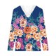 thumbnail image 4 of Puntoco Mujer Moda Casual Manga Larga Botones Cómoda Impresión Sudadera tops Blusa Puntoco Puntoco-3824, 4 of 5