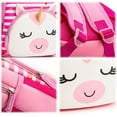 thumbnail image 4 of Nice Choice Cute Toddler Baby Girls Preschool Daycare Backpack Bookbag Schoolbag for Kids Girls Boys (RedUnicorn), 4 of 6