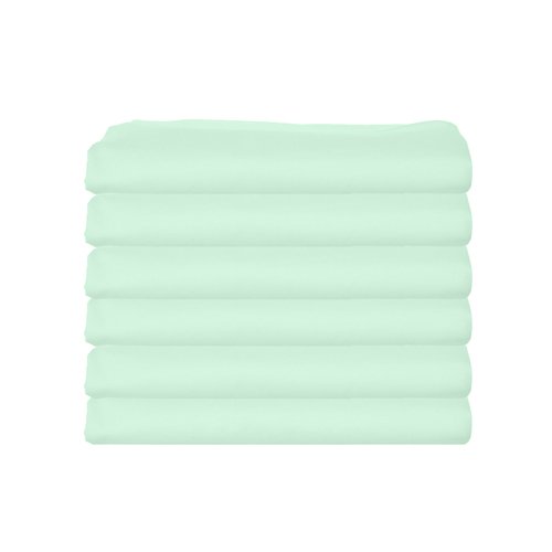 Pack of 6 Fitted Daycare Portable Crib Sheets Mint
