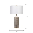 thumbnail image 3 of Jamie Young  Annex Cement Table Lamp with Linen Shade, 3 of 4