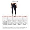 thumbnail image 6 of Sarapandan High Waist Yoga Pants Women Sports Stretch Belly Control Hip Lift Workout Leggings for Fitness Running Black L, 6 of 6