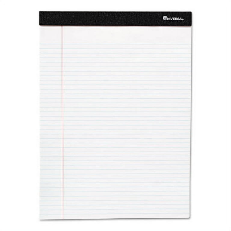 Premium Ruled Writing Pads with Heavy-Duty Back, Narrow Rule, Black Headband, 50 White 5 x 8 Sheets, 6/Pack Premium Ruled Writing Pads with Heavy-Duty Back, Narrow Rule, Black Headband, 50 White 5 x 8 Sheets, 6/Pack