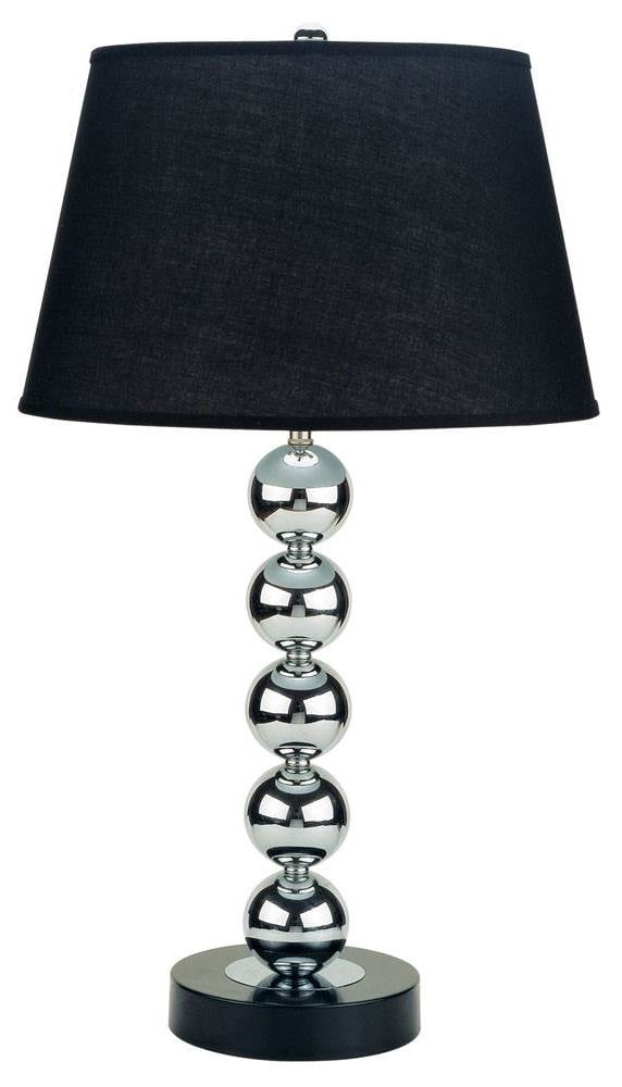 tall black metal table lamps