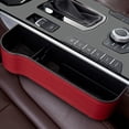 thumbnail image 1 of Leather Car Organizer Car Gap Storage Box Leak-proof Storage Cup Holder, 1 of 1