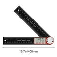 thumbnail image 2 of Guozer Plastic Protractor Angle Finder with Digital Display Woodworking Tools, 2 of 5