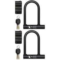 Set of 2 Bike Secure Lock Road Mountain Locks High Security Black