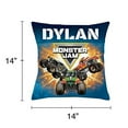thumbnail image 4 of Personalized Monster Jam Trucks Throw Pillow - Logo Blue, 4 of 5