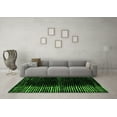 thumbnail image 3 of Ahgly Company Indoor Square Abstract Green Modern Area Rugs, 3' Square, 3 of 4