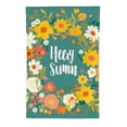 thumbnail image 2 of PHYHOO Hello Sunshine Colorful Flower Garden Flag, Home Outdoor Yard Garden Flag Seasonal Decoration -Multi White, 2 of 6