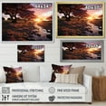 thumbnail image 4 of Designart "Sunset Breeze The" Landscape Sunset Floater Framed Canvas Wall Art, 4 of 7