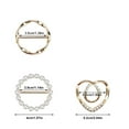 thumbnail image 2 of XYAIYT Fashionable 3PCS Metal and Plastic Scarf Ring Clips for Women Suit T shirt Ties Clothes Corner Knotted Button Shirt Clip Buckle Versatile Wardrobe Accessories, 2 of 2