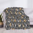 thumbnail image 3 of Rateoe Bulldog And BONES Pattern Flannel Throw Blanket, Ultra-soft Blanket for Bed, Couch, Car, Hypoallergenic Anti-pilling blanket-80"x60"(Horizontal), 3 of 6