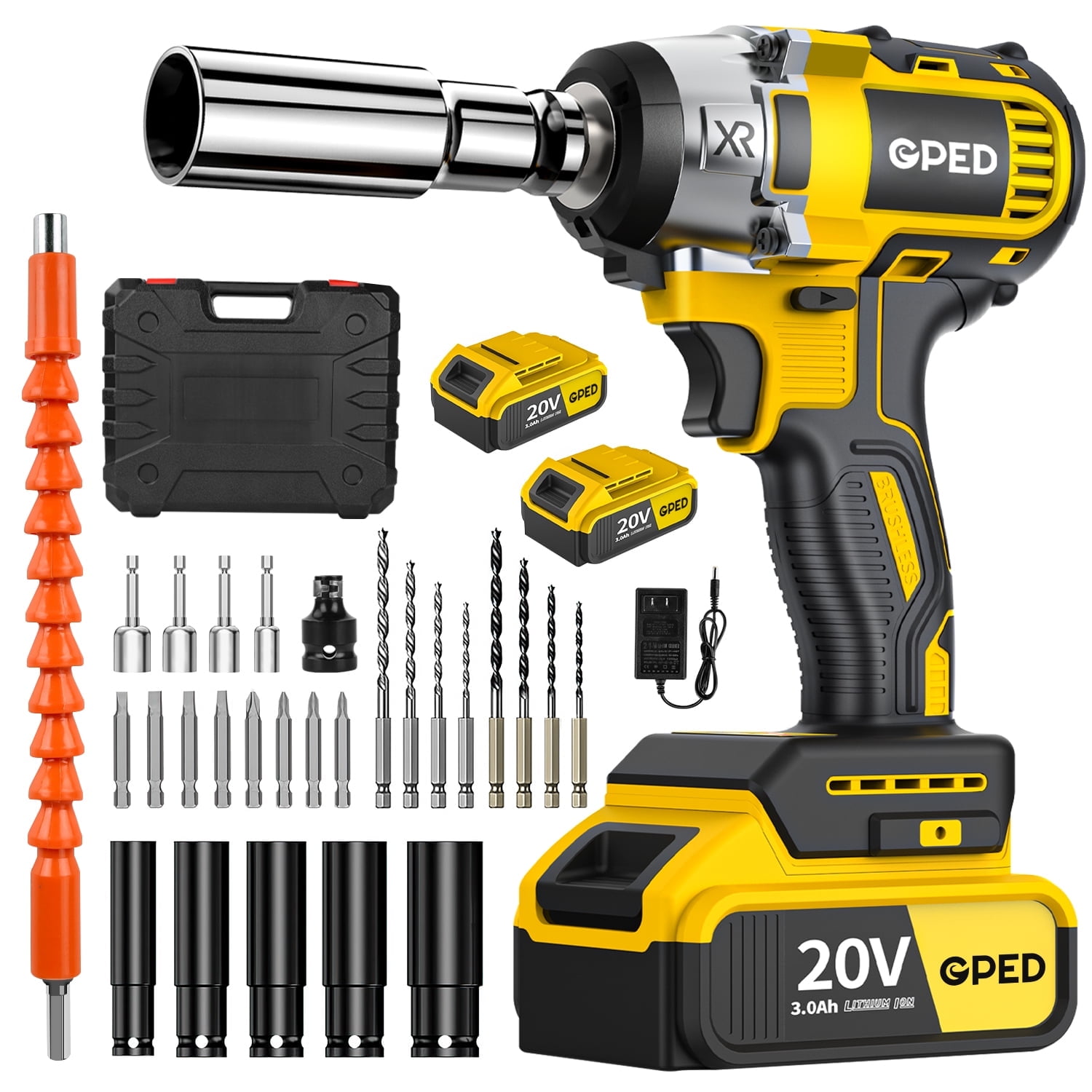 DeWalt Impact Wrenches, 3/4 in Drive, 434 ft lb