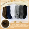 thumbnail image 3 of Ayieyill Fuzzy Socks for Women, 6 Pairs Plush Slipper Socks Women, Warm Soft Fluffy Socks Thick Cozy Plush Sock Winter Christmas Socks for Women, 3 of 8