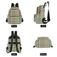 thumbnail image 4 of FORMRS Mini Backpack Purse for Women Travel Daypack Casual Shoulder Bag, Red Green Tartan Pattern, 4 of 7