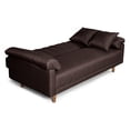 thumbnail image 4 of Sofá Cama de Lino Chocolate Makora Modelo Brooklyn, 4 of 8