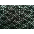 thumbnail image 4 of oneOone Cotton Silk Fabric Ethnic Geometric Flame Stitch Printed Craft Fabric BTY 42 Inch Wide, 4 of 4