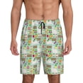thumbnail image 3 of Lsque Rabbit And Carrot Mens Sleep Pajama Shorts,Short Pajama Pants, Cotton Ultra-Soft Knit-XX-Large, 3 of 9