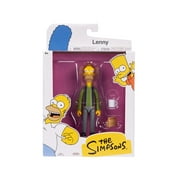 The Simpsons 5 inch Lenny Leonard Action Figure with Lunch Bag and "Carl" Mug Accessory for Child Ages 4+