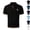 I02 Black, variant on Men's Waffle Knit Ice Silk Quick Dry Breeze Polo Shirts Striped Logo Print Short Sleeve Moisture Wicking Tops Everyday & Vacation Wear ,L02 Black,L