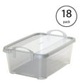 thumbnail image 2 of Life Story 14 Quart Clear Stackable Organization Storage Box Container (18 Pack), 2 of 6