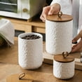 thumbnail image 6 of Banghong Kitchen Canisters for Countertop, Ceramic Coffee Canisters with Airtight Lids Food Storage Jars Sugar Container for Kitchen Counter Tea,Coffee Beans,Spice, 6 of 7
