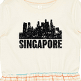 thumbnail image 4 of Inktastic Singapore City Skyline with Grunge Girls Toddler Dress, 4 of 5